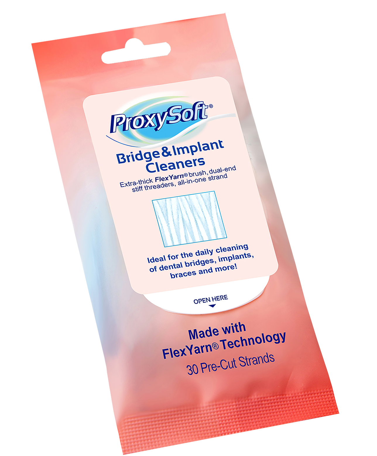 OraDent Bridge & Implant Cleaners — חוט ניקוי לגשרים ושתלים