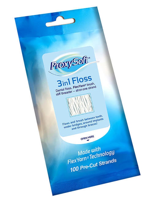 OraDent 3 in 1 Floss — חוט דנטלי 3 ב־1
