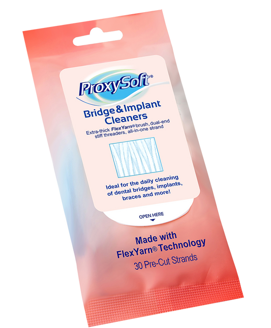 OraDent Bridge & Implant Cleaners — חוט ניקוי לגשרים ושתלים